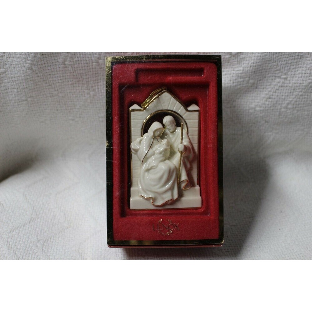 Lenox Nativity Ornament Baby Jesus, Mary & Joseph(Pre-Owned)